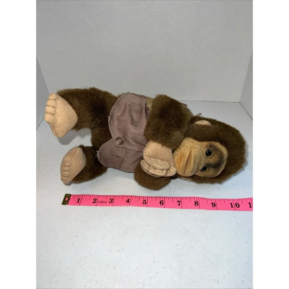 Vtg Hosing 1994 The Tiny Chimp Puppet - Poki Monkey With Backpack 10